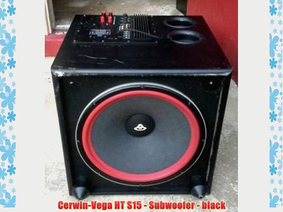 Cerwin-Vega HT S15 - Subwoofer - black