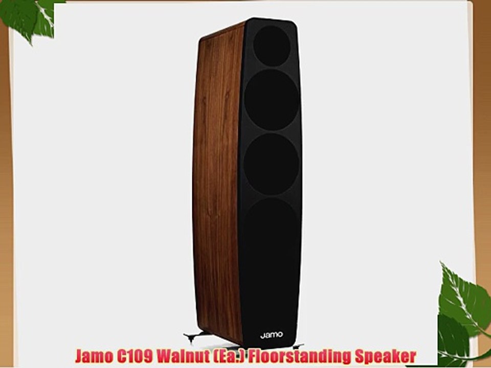 Jamo C109 Walnut (Ea.) Floorstanding Speaker