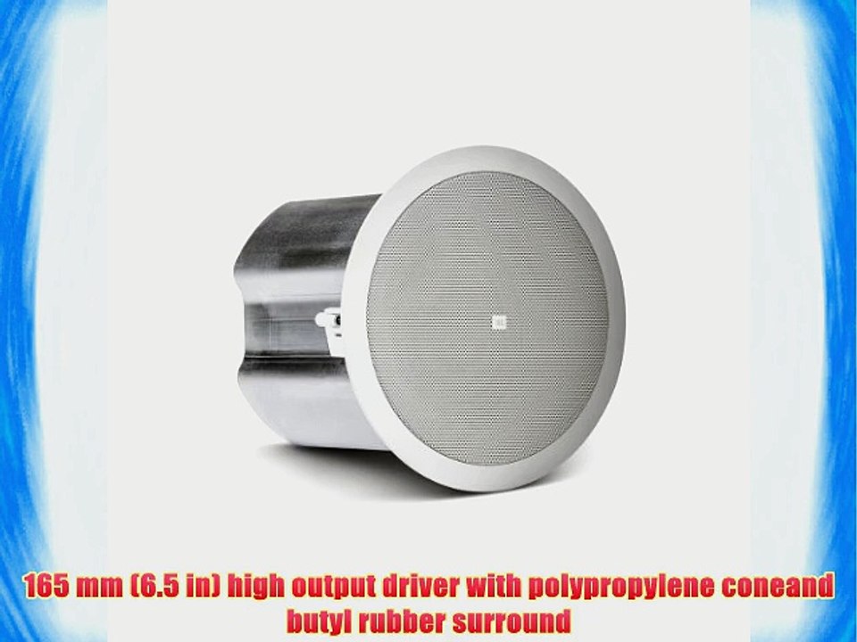 JBL CONTROL 16C/T | Two Way 6 1/2 in Coaxial Ceiling Loudspeaker WHITE (pair)