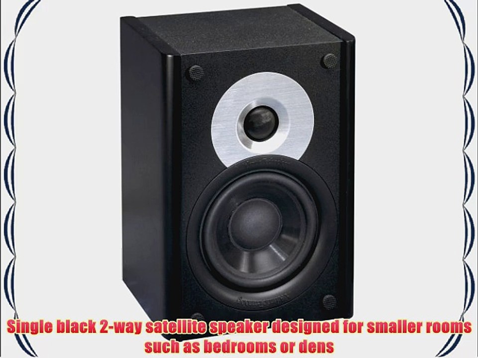 Atlantic Technology 920-LR-S 2-Way Satellite Speaker Black (Single)