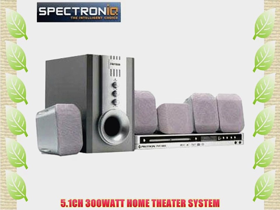 SPECTRONIQ 5.1CH 300WATT HOME THEATER SYSTEM