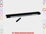 Proscan PSB350BT-Black Ultra Slim Deluxe Bluetooth Wireless Sound Bar (Black)