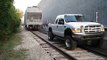 Ford Cummins Towing 98,000 lb Rail Car