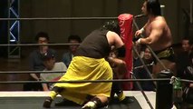 “King Legion” MEN’S Teioh & Kazushi Miyamoto & SAGAT vs. Masato Shibata, Daichi Kazato & Masayuki Mitomi (UNION)