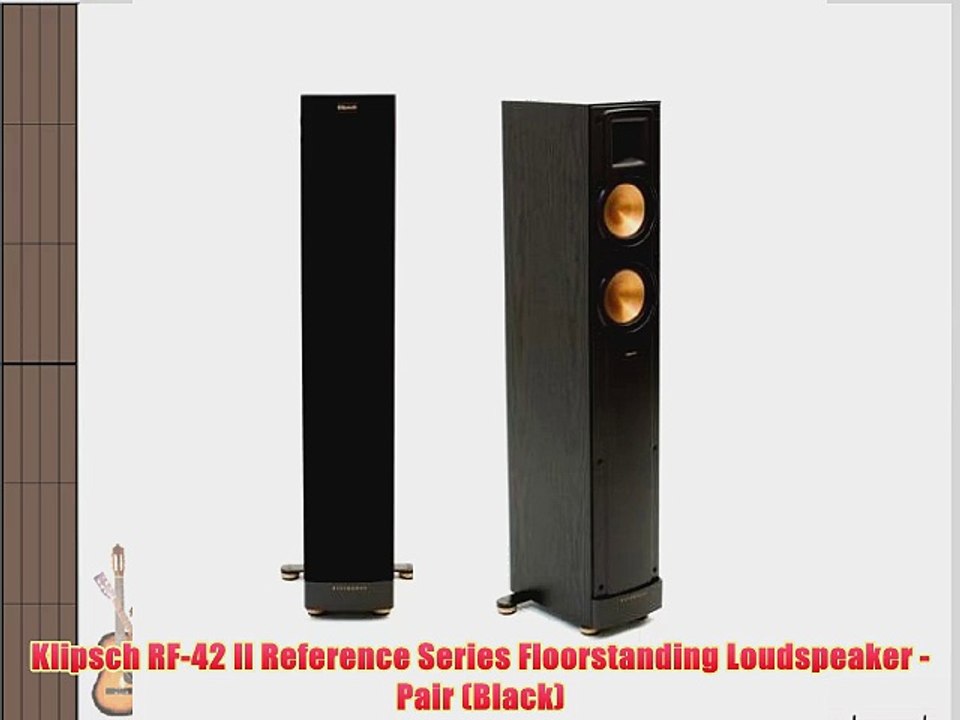 Klipsch RF-42 II Reference Series Floorstanding Loudspeaker - Pair (Black)
