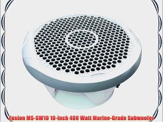 Fusion MS-SW10 10-Inch 400 Watt Marine-Grade Subwoofer
