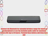 Soundmatters foxL DASH7 Wireless Stereo Hi-Fi Bluetooth Sound Bar and Speakerphone Black