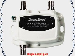 Channel Master CM-3410 1-Port Ultra Mini Distribution Amplifier for Cable and Antenna Signals