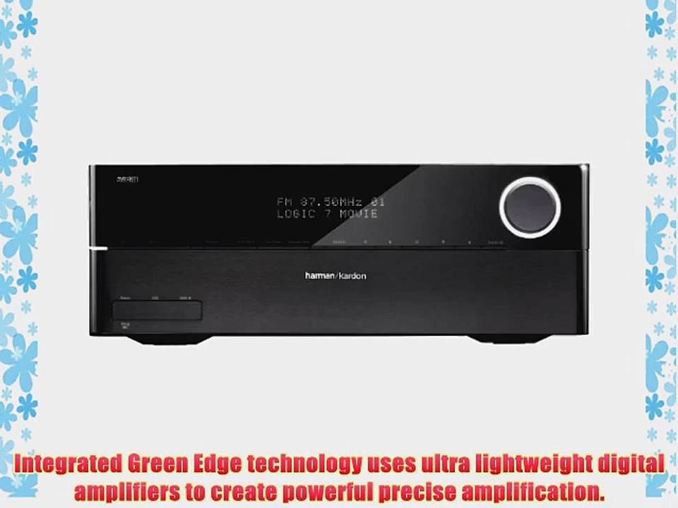 Harman Kardon AVR 3700 7.2-Channel 125-Watt Network-Connected Audio/Video Receiver
