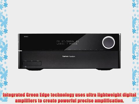 Harman Kardon AVR 3700 7.2-Channel 125-Watt Network-Connected Audio/Video Receiver