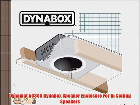 Dynamat 50306 DynaBox Speaker Enclosure For In Ceiling Speakers