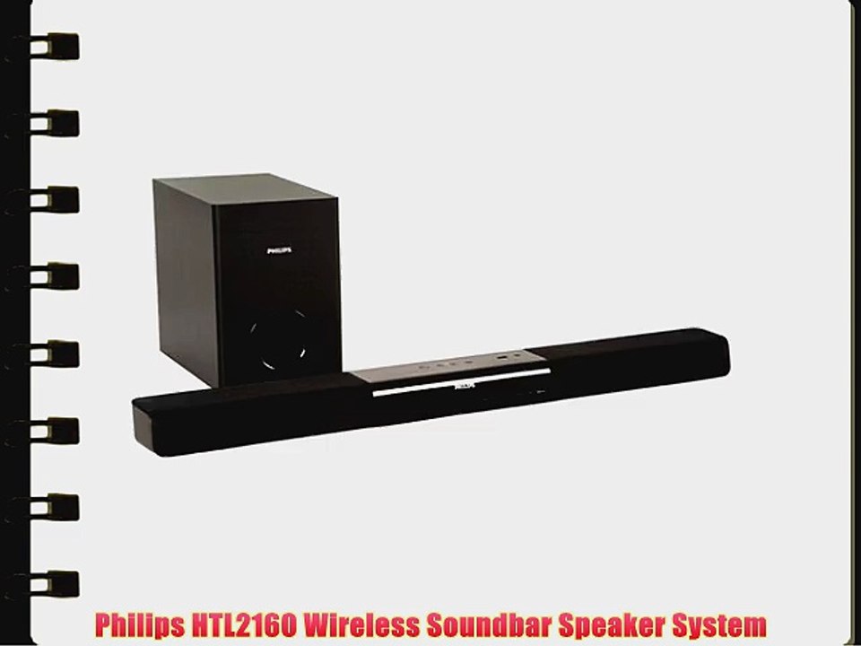 Philips HTL2160 Wireless Soundbar Speaker System - video Dailymotion