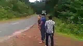 Funny Indian boys stopping a bus - Must watch - comedy video