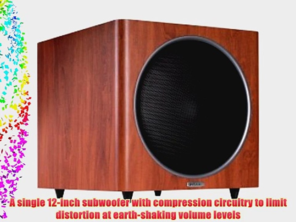 Polk Audio PSW125 12-Inch Powered Subwoofer (Single Cherry)