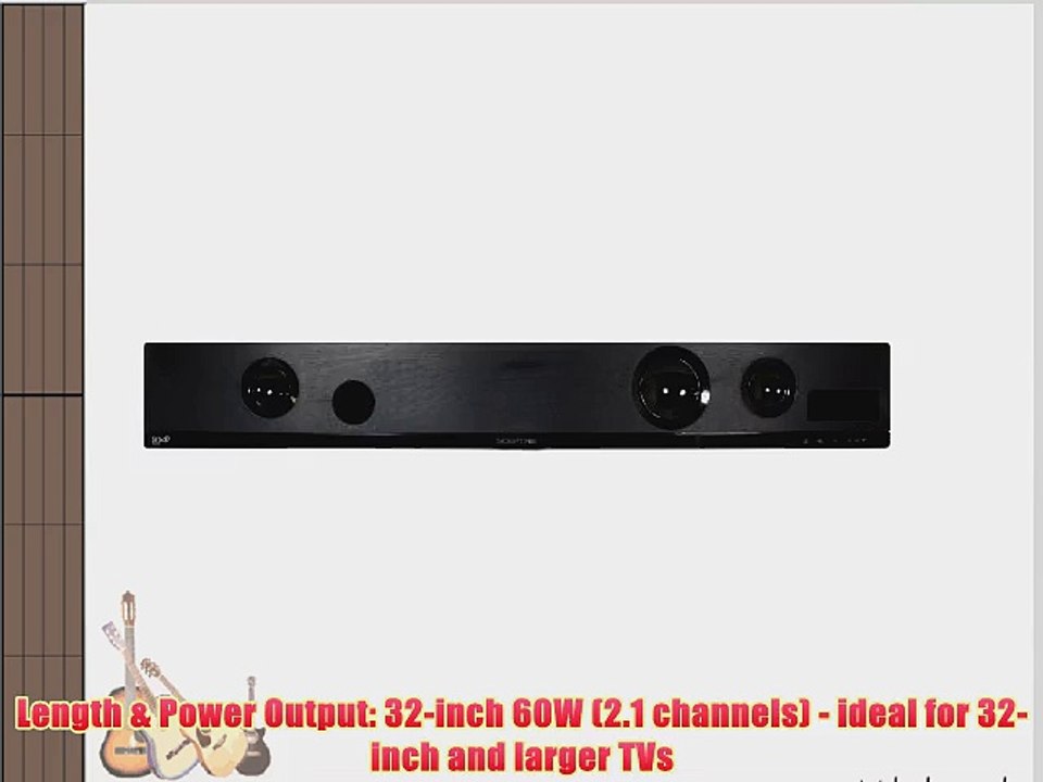 SCEPTRE SB301523 2.1-Channel Sound Bar with Built-In Subwoofer