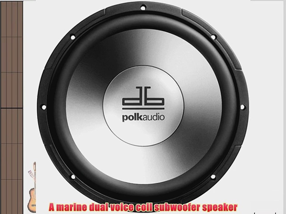 Polk Audio db1040DVC 10-Inch Dual Voice Coil Subwoofer (Single Black)