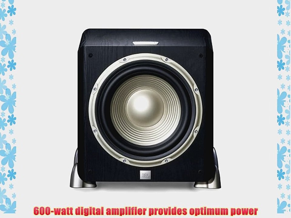 JBL L8400P 600-watt High Performance 12-Inch Powered Subwoofer with Digital Amplifier (Black)