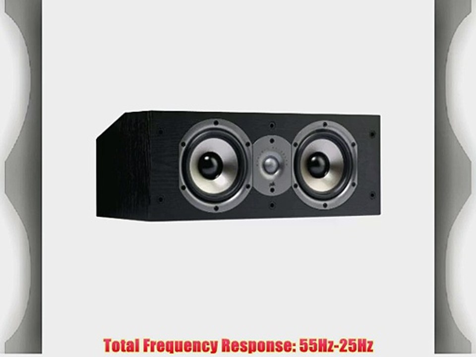 Polk Audio Monitor-15C 2-Way Center-Channel Speaker (Black)