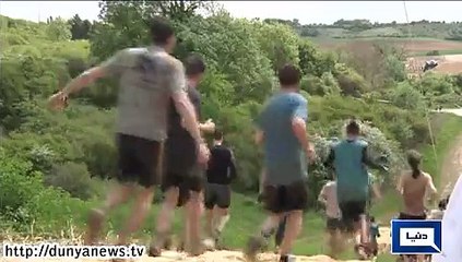 Dunya News - Mud race held in France