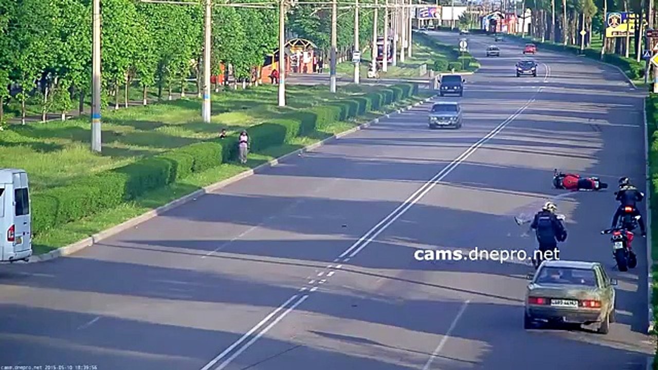 Жуткое Мото ДТП в Днепродзержинске