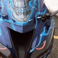 Kawasaki zx6 custom painted by Tricked Out cycles