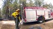 Raw Footage Firefighter POV Camera Black Forest Fire 2013