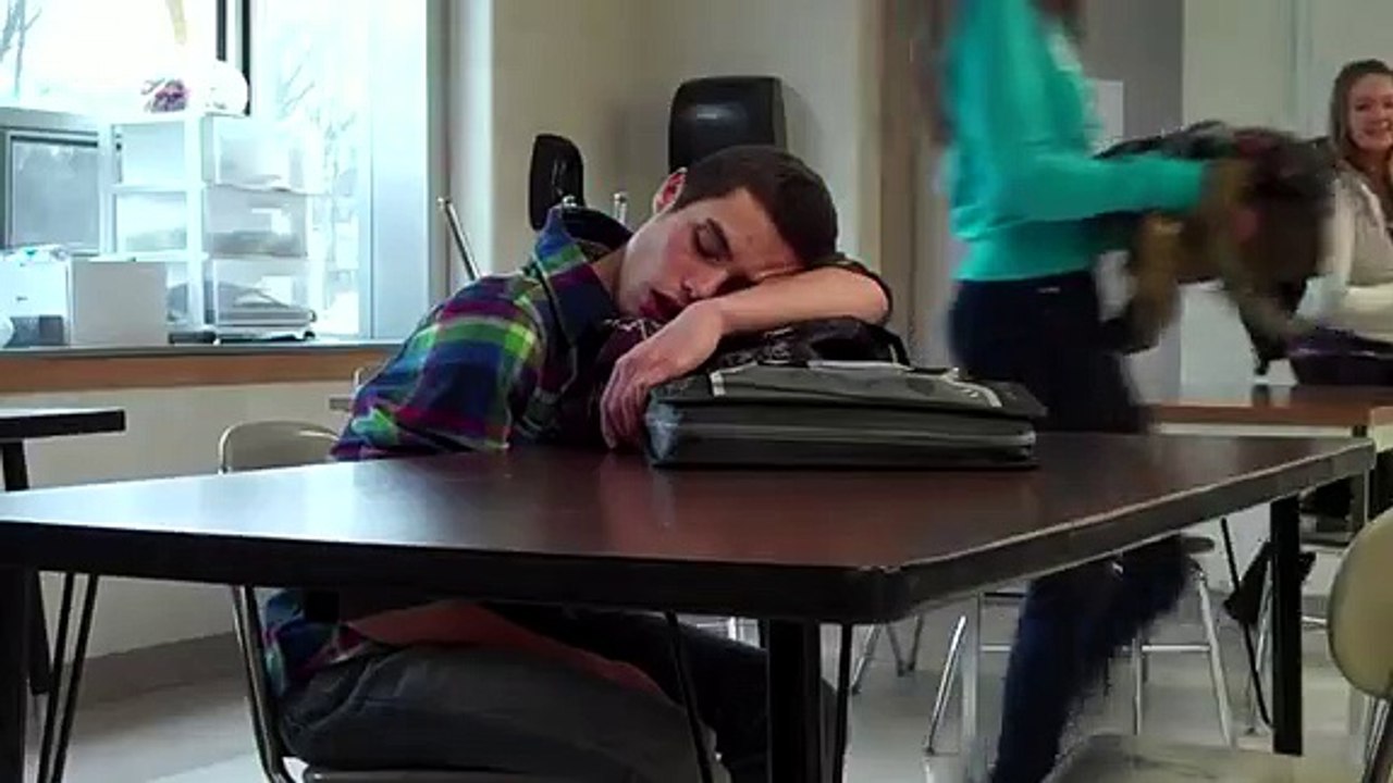 Teacher pranks sleeping student