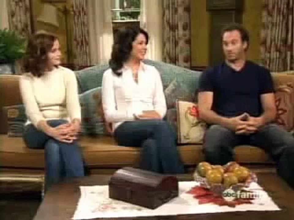 Scott Patterson, Lauren Graham and Alexis Bledel - Backstage Gilmore Girls special 2004