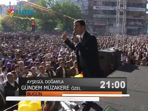 Selahattin Demirtaş bugün 21:00'da İMC TV'de