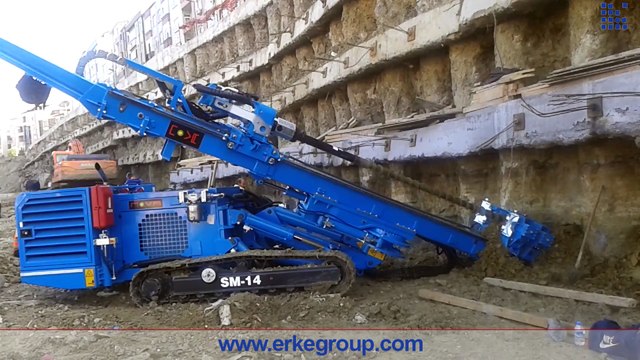 Mini Kazık Makinesi, Yeni Jenerasyon, Blue Line Soilmec SM-14, Nova Zemin, Erke Group, erkegroup.com