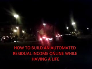Building an automated residual income online