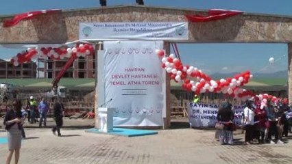 Müezzinoğlu, Havran Devlet Hastanesi'nin Temelini Attı