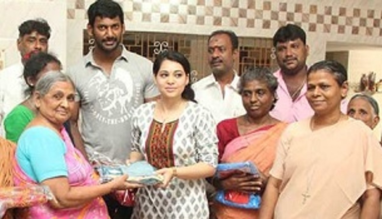 Vishal Celebrated Mother's day at Elderly Homeage   | 123 Cine news | Tamil Cinema News