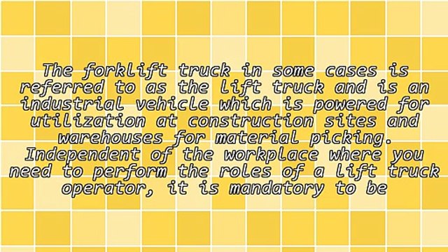 Importance Of Having A Forklift Certification