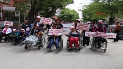 Burdur - Engelliler Farkındalık İçin Yürüdü