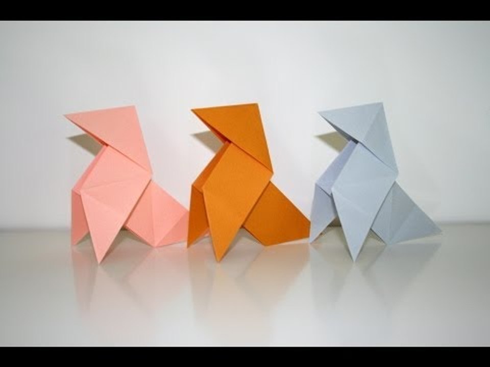 Origami - Cocotte - méthode "rapide" [Senbazuru]