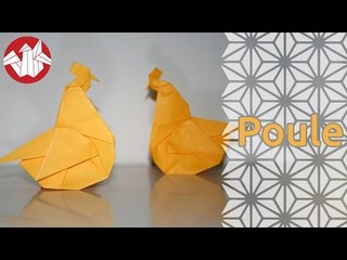 Origami - Poule - Hen [Senbazuru]