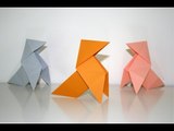Origami - Cocotte - méthode 