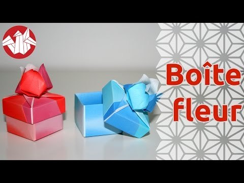 Origami - Boite Fleur - Flower Box [Senbazuru]