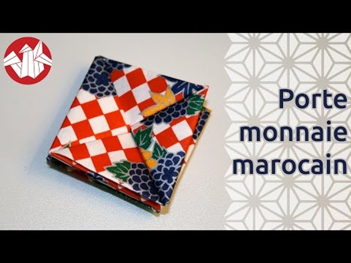 Origami - Porte-monnaie marocain - Paper Wallet [Senbazuru] - Vidéo  Dailymotion
