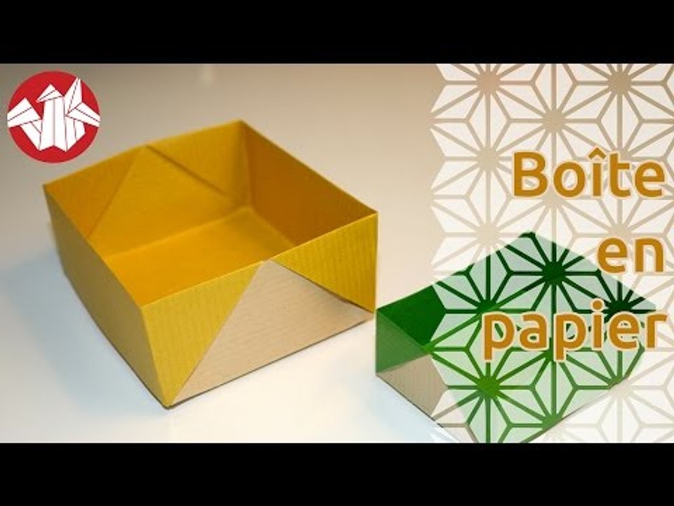 Origami - Boite en papier: Caillotte - Paper Box [Senbazuru]