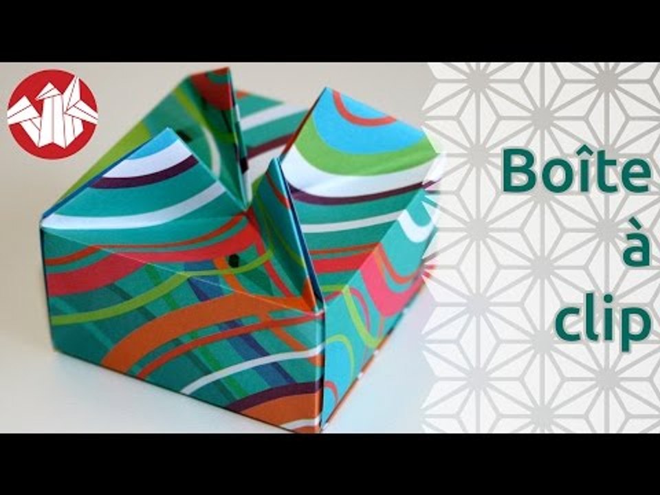 Origami - Boîte à clip - Resealable box [Senbazuru]