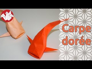 Origami - Carpe dorée - Koi Carp [Senbazuru]