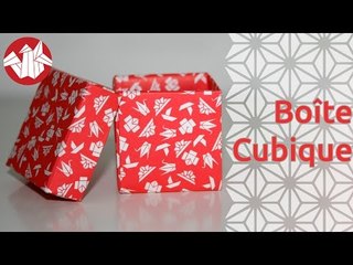 Origami - Boîte cubique - Cubic box [Senbazuru]