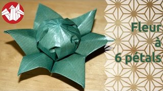 Origami - Fleur à six pétales - Six petals flower [Senbazuru]