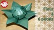 Origami - Fleur à six pétales - Six petals flower [Senbazuru]