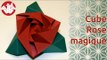 Origami - Cube Rose Magique - Magic Rose Cube [Senbazuru] [Senbazuru]