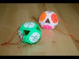 Origami - Kusudama déco de Noël - Christmas Kusudama [Senbazuru]