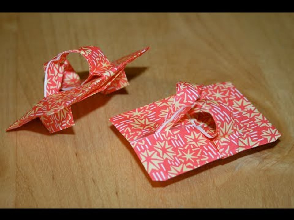 Origami - Geta (sandales japonaises) - Japanese Wood Sandals [Senbazuru]