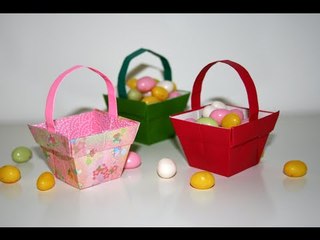 Origami - Panier - Basket [Senbazuru]